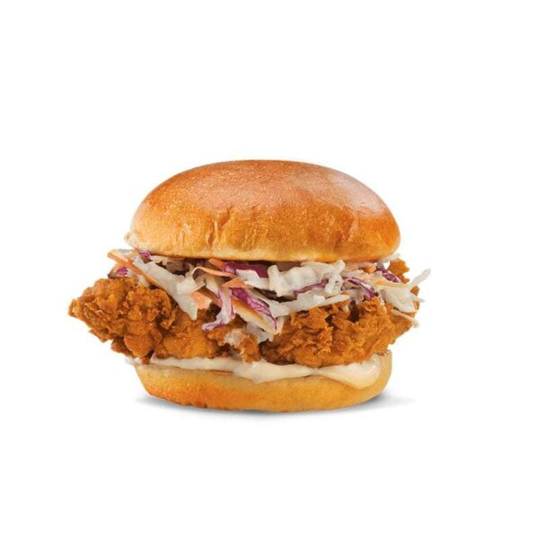 Fried Chik'n Colslo Burger